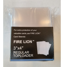 Набор топлоадеров Fire Lion Toploader 3x4 Clear (25 шт.)