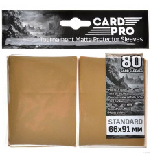 Протекторы Card Pro матовые золотые (80 шт.)