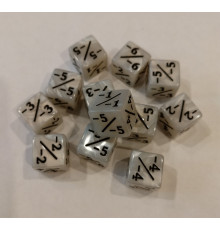 Набор каунтеров d6 (12 штук)