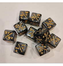 Набор каунтеров d6 (10 штук)