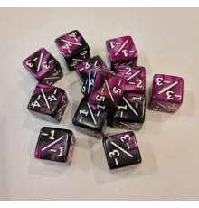 Набор каунтеров d6 (12 штук)