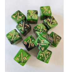 Набор каунтеров d6 (12 штук)