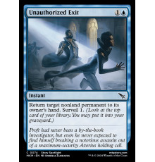 Unauthorized Exit